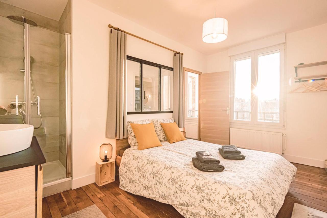 Charme De L'Ancien Pour Cet Appartement Entierement Renove Dans L'Hypercentre De Реймс Екстериор снимка
